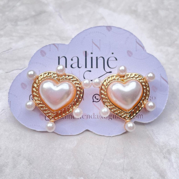 Corazón con Mini Perlitas
