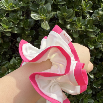 Ondelle Doble Blanco Fucsia