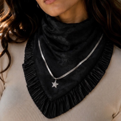 Bandana negro plateado (1)